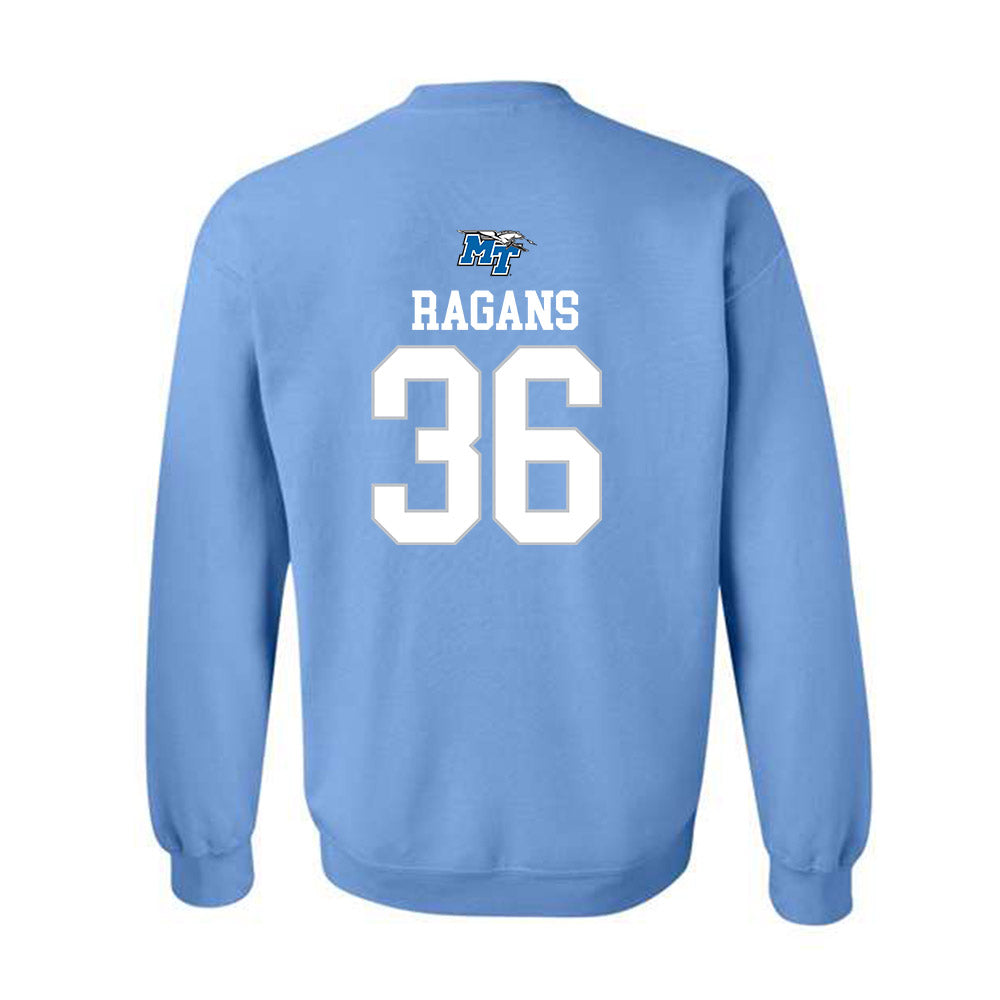 MTSU - NCAA Football : Christopher Ragans - Replica Shersey Crewneck Sweatshirt-1