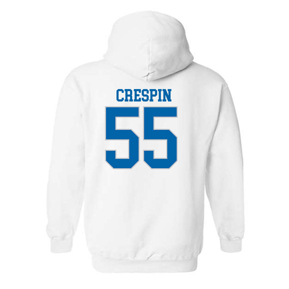 MTSU - NCAA Football : Adrian Crespin - Replica Shersey Hooded Sweatshirt-1