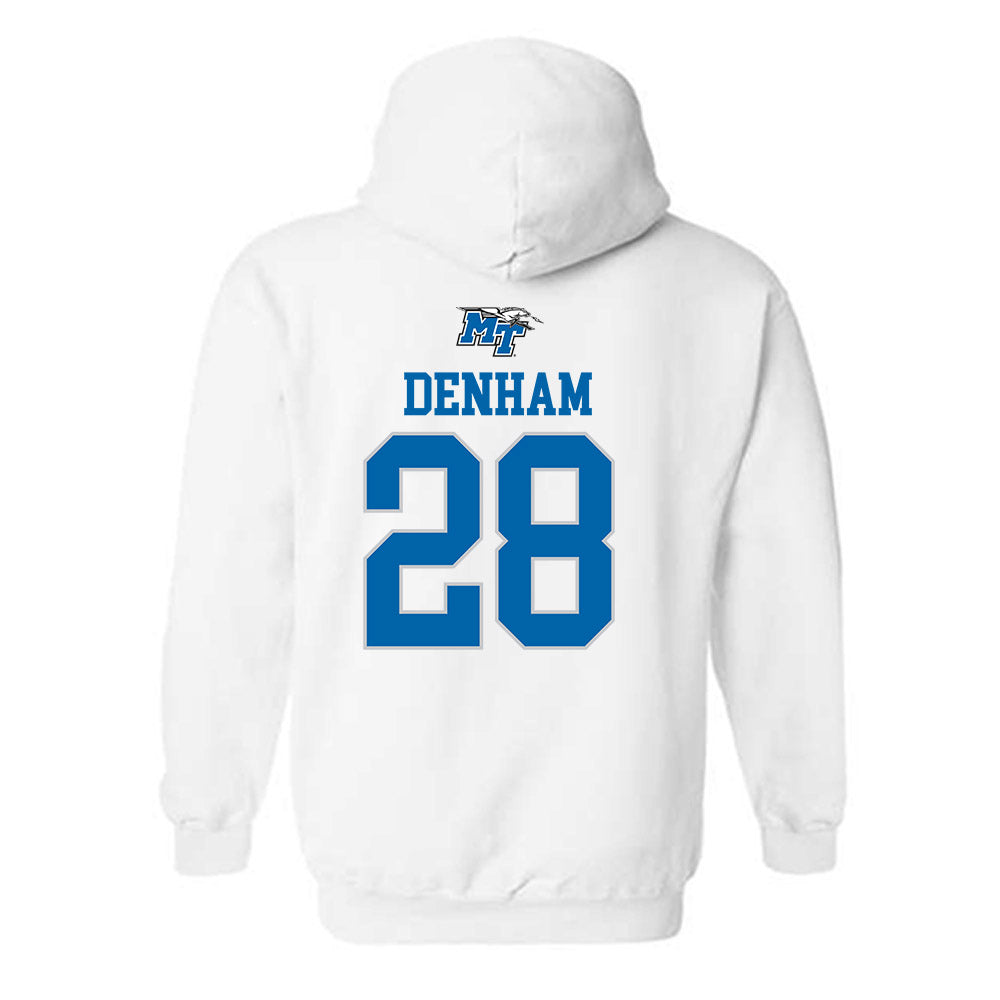 MTSU - NCAA Women's Soccer : Ania Denham - Replica Shersey Hooded Sweatshirt-1