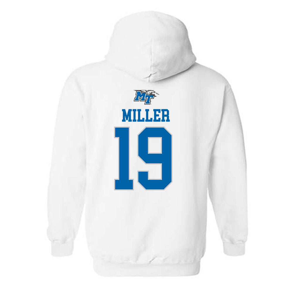MTSU - NCAA Women's Soccer : Liza Miller - Replica Shersey Hooded Sweatshirt-1