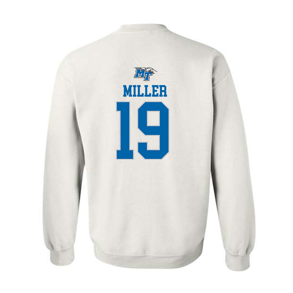 MTSU - NCAA Women's Soccer : Liza Miller - Replica Shersey Crewneck Sweatshirt-1