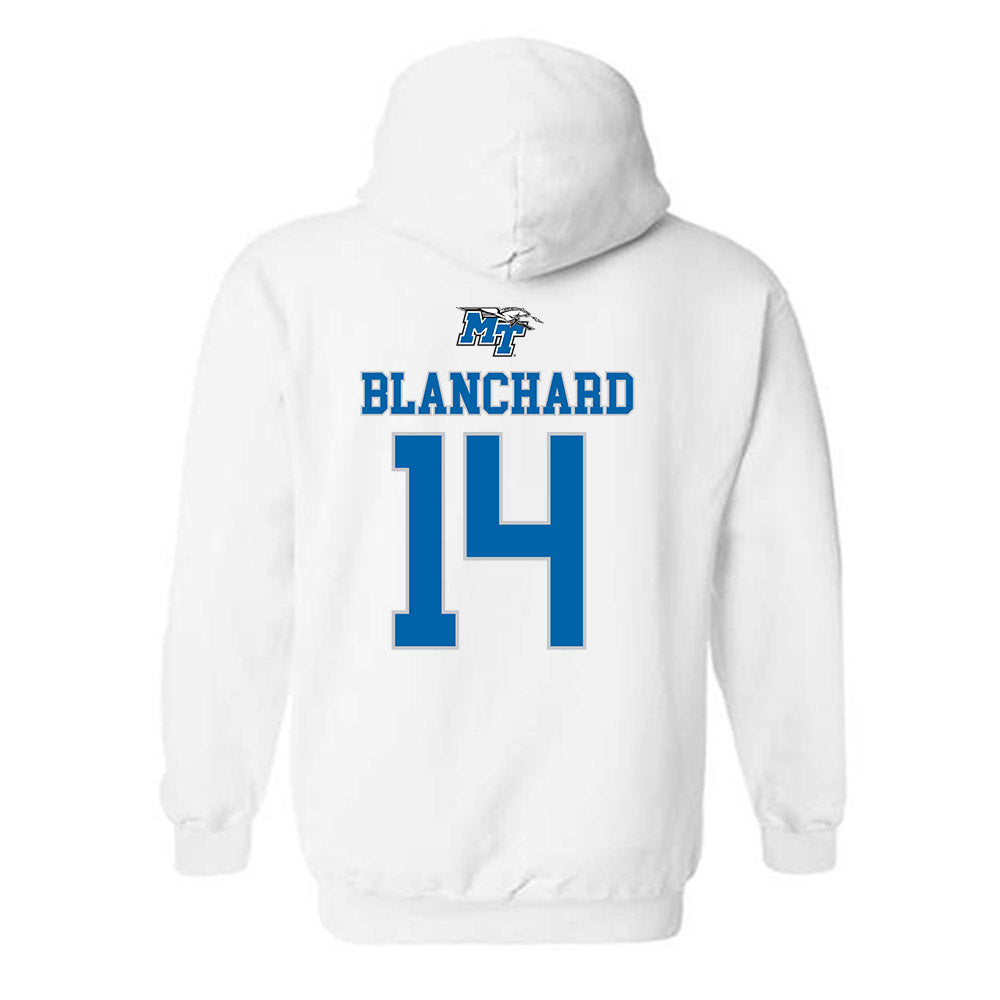 MTSU - NCAA Women's Basketball : Aaliyah Blanchard - Replica Shersey Hooded Sweatshirt-1
