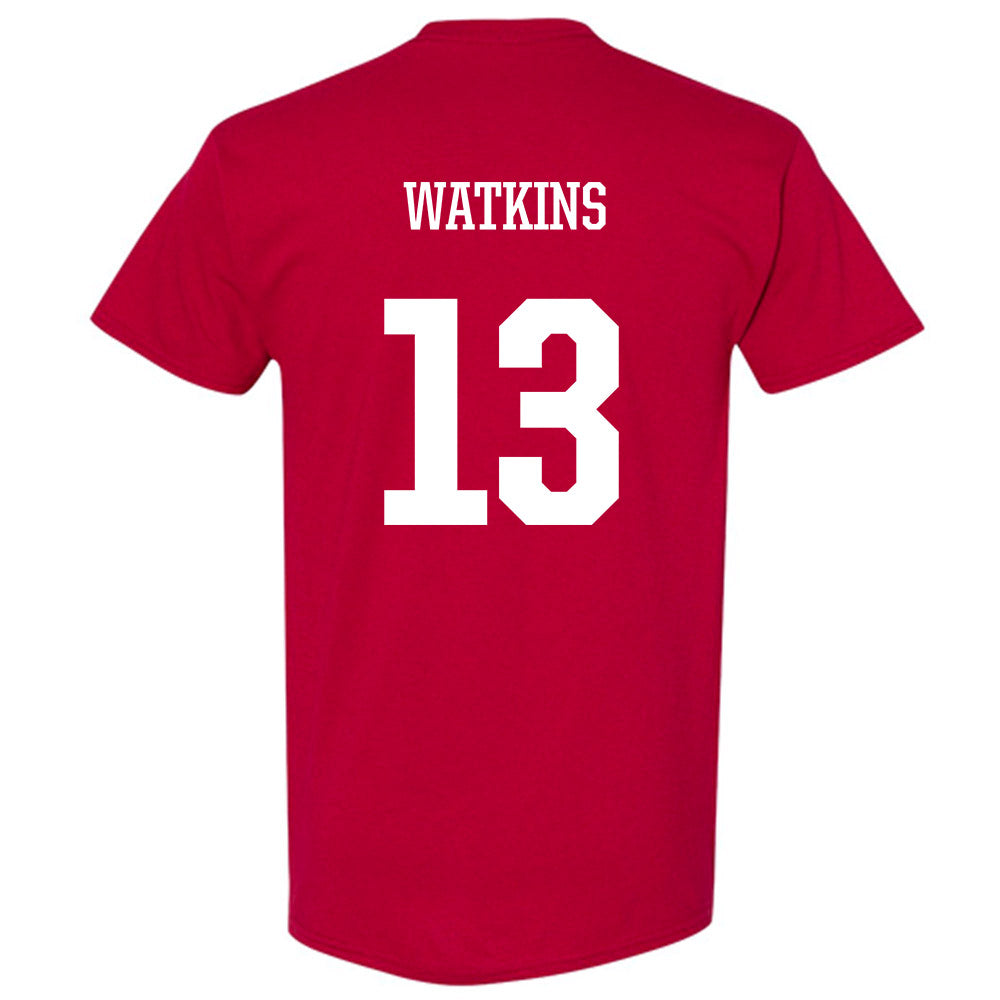 Arkansas - NCAA Football : Jelani Watkins - T-Shirt-1