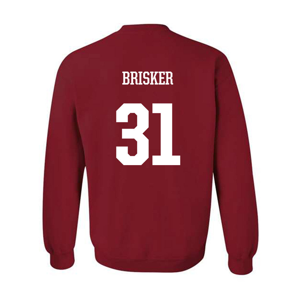 Arkansas - NCAA Football : Blake Brisker - Crewneck Sweatshirt-1