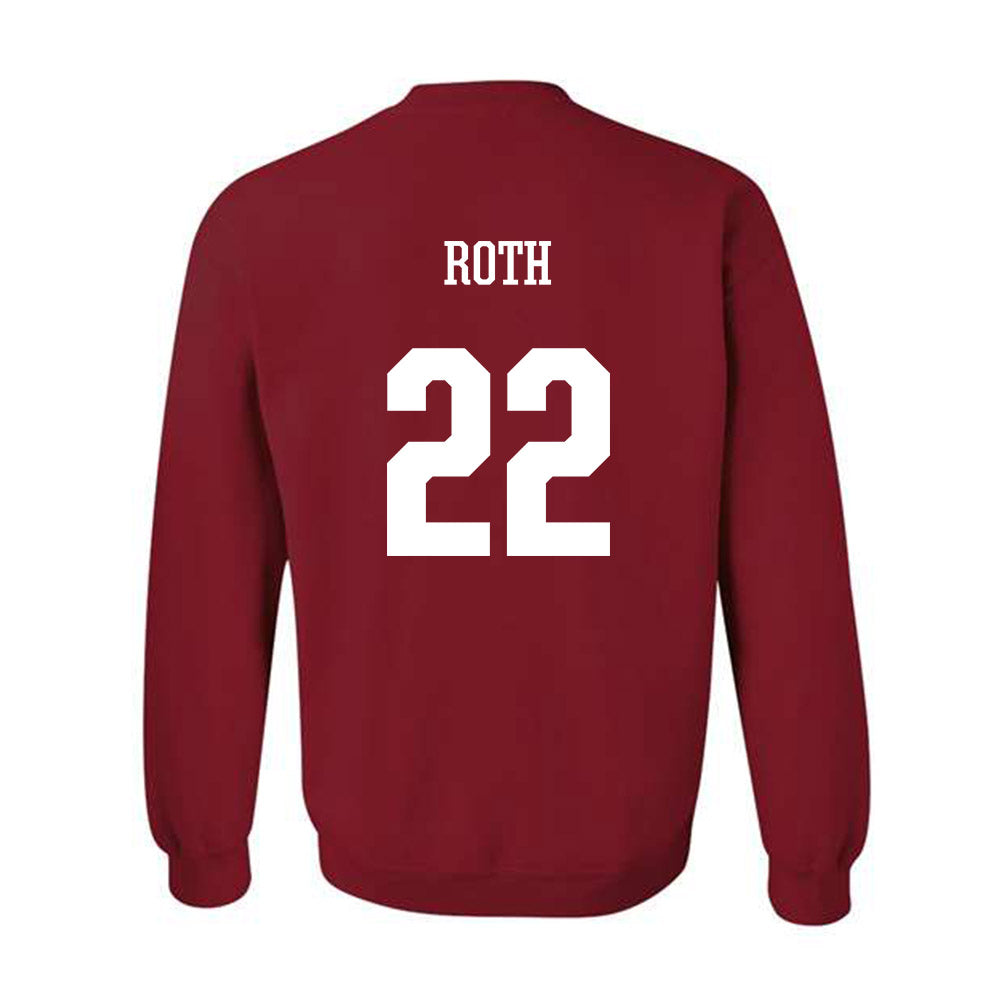 Arkansas - NCAA Women's Volleyball : Ava Roth - Classic Shersey Crewneck Sweatshirt-1