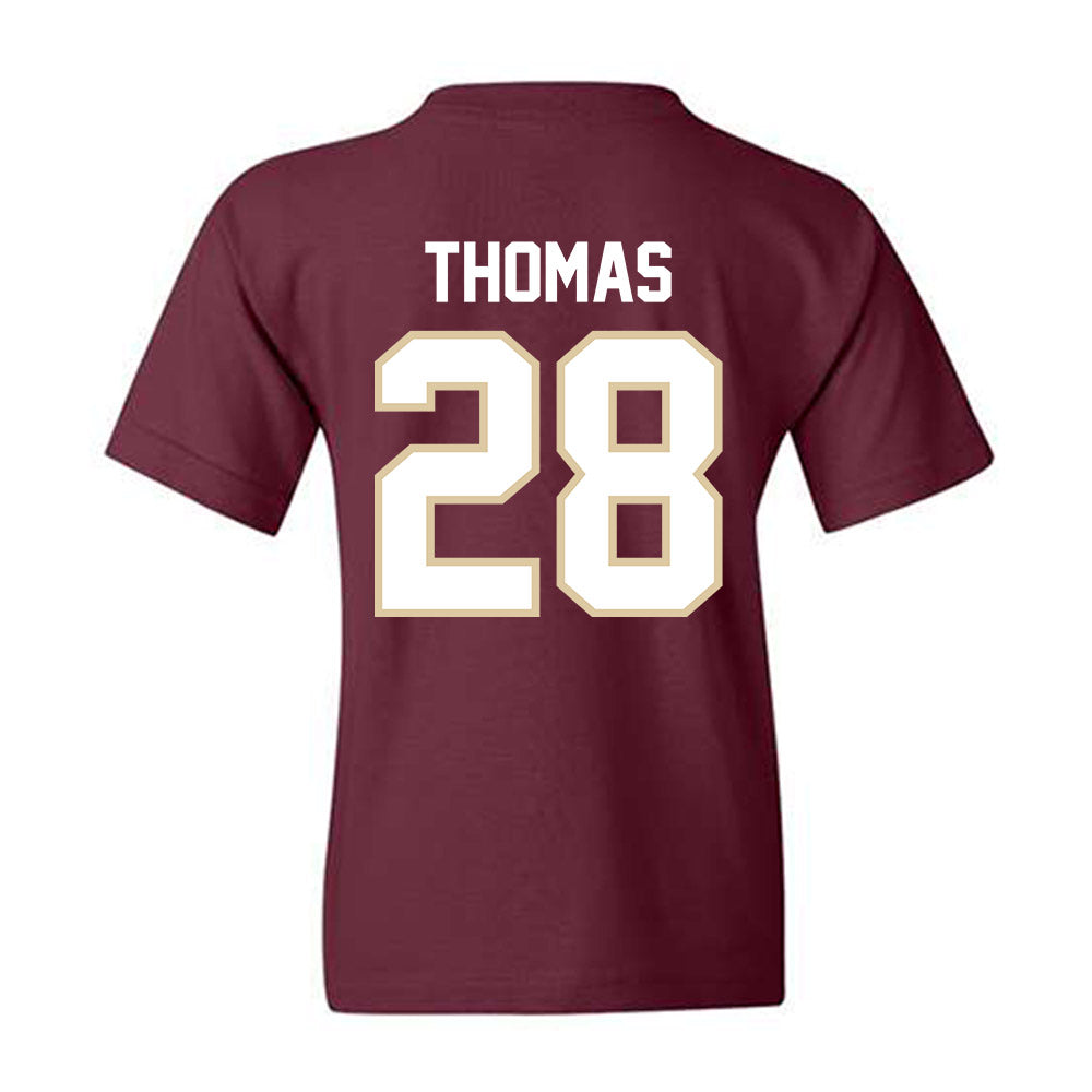 Boston College - NCAA Football : Zacari Thomas - Classic Shersey Youth T-Shirt-1