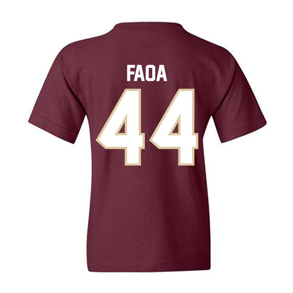 Boston College - NCAA Football : Palaie Faoa - Classic Shersey Youth T-Shirt-1