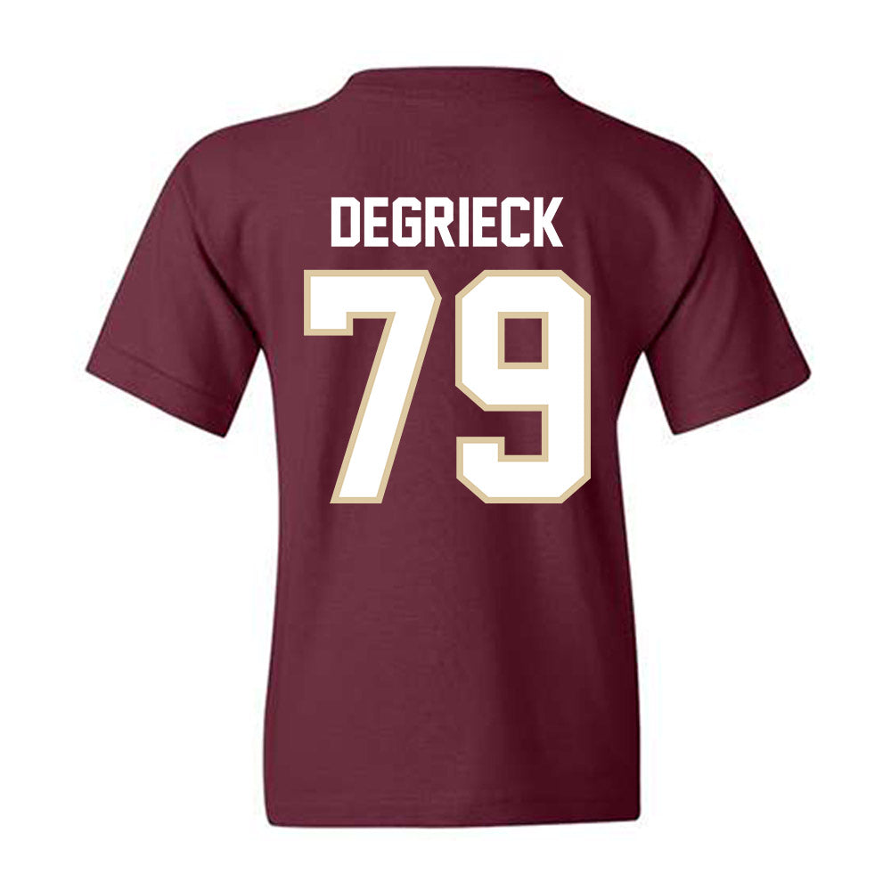 Boston College - NCAA Football : Alex Degrieck - Classic Shersey Youth T-Shirt-1