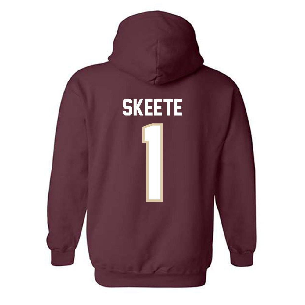 Boston College - NCAA Football : Jaedn Skeete - Classic Shersey Hooded Sweatshirt-1