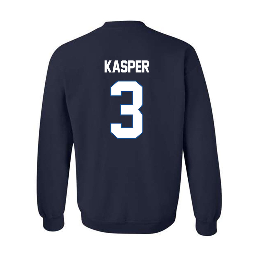 BYU - NCAA Football : Kyler Kasper - Classic Shersey Crewneck Sweatshirt-1