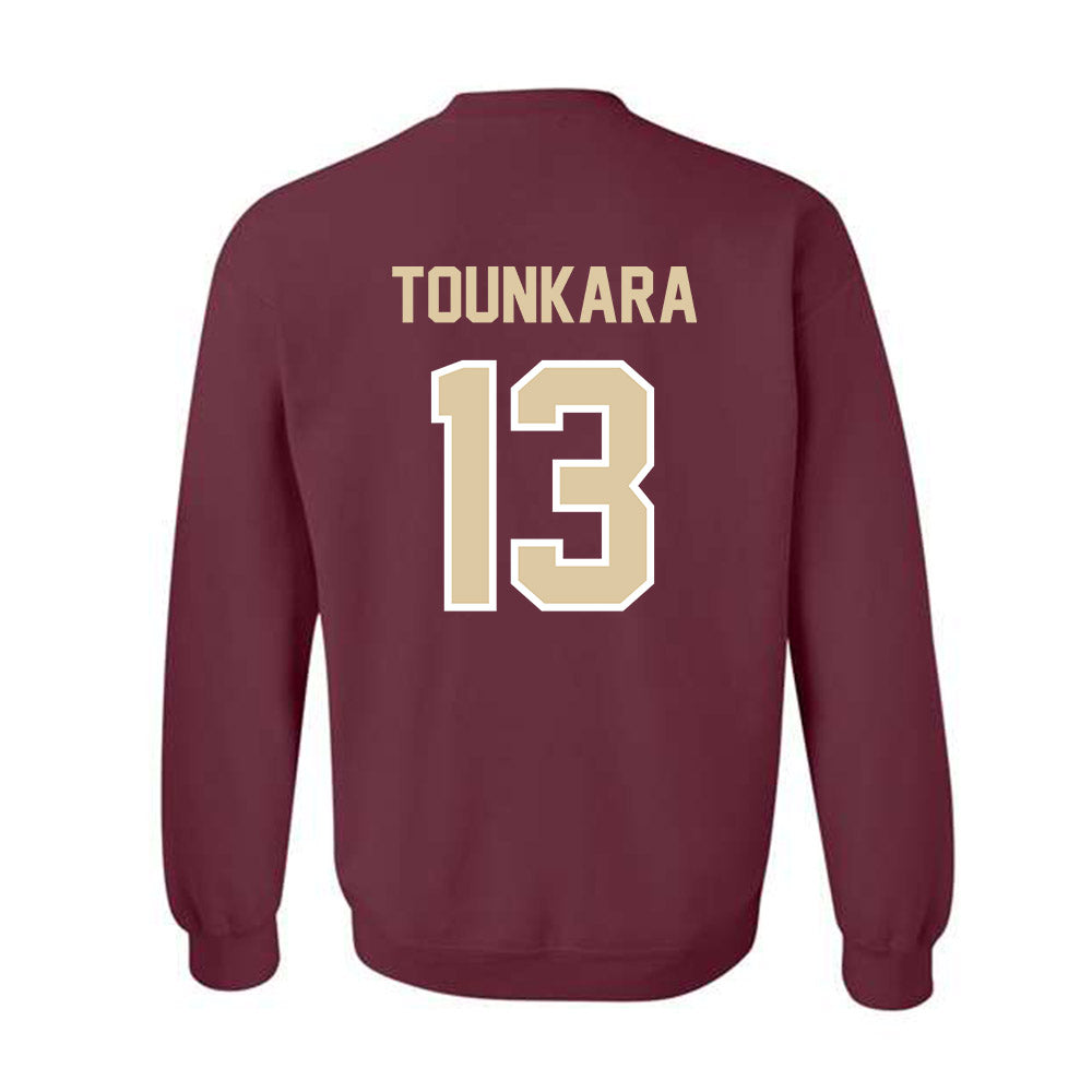 Boston College - NCAA Men's Basketball : Aly Tounkara - Classic Shersey Crewneck Sweatshirt-1