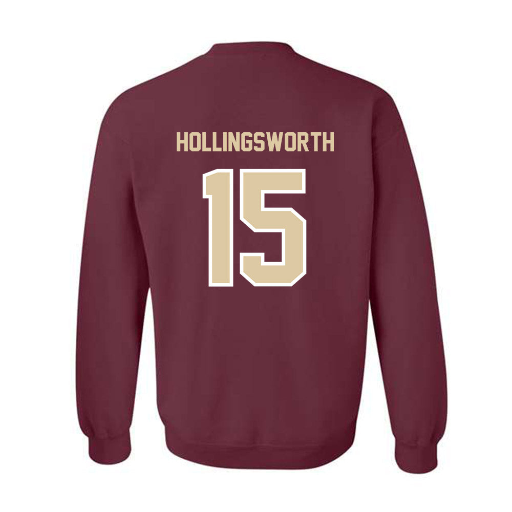 Boston College - NCAA Women's Basketball : Megan Hollingsworth - Classic Shersey Crewneck Sweatshirt-1