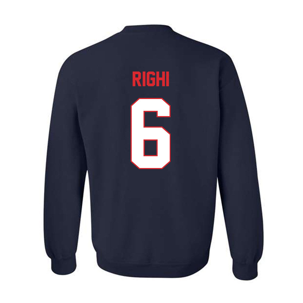 UConn - NCAA Baseball : Camden Righi - Classic Shersey Crewneck Sweatshirt-1