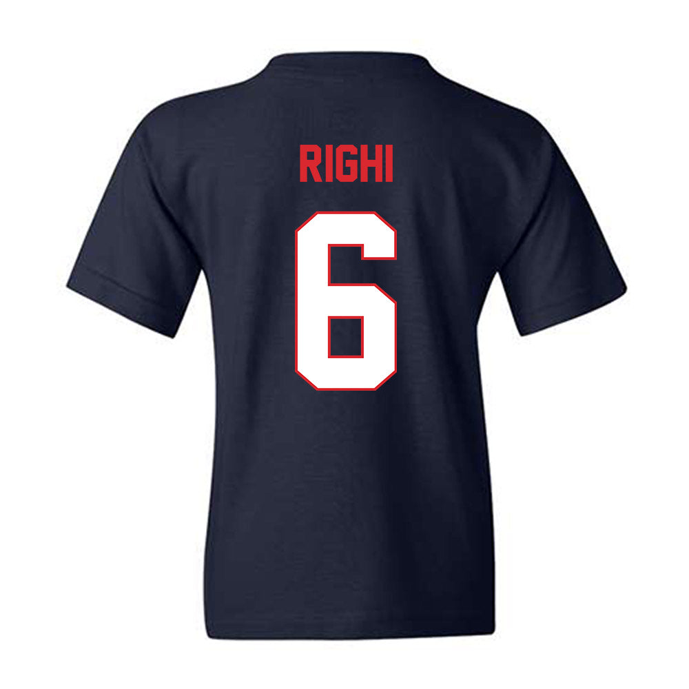 UConn - NCAA Baseball : Camden Righi - Classic Shersey Youth T-Shirt-1
