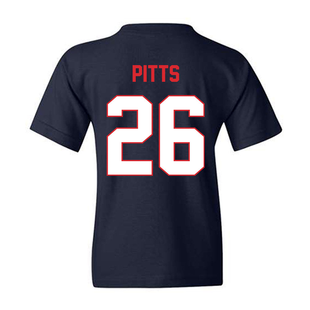 UConn - NCAA Baseball : Joe Pitts - Classic Shersey Youth T-Shirt-1