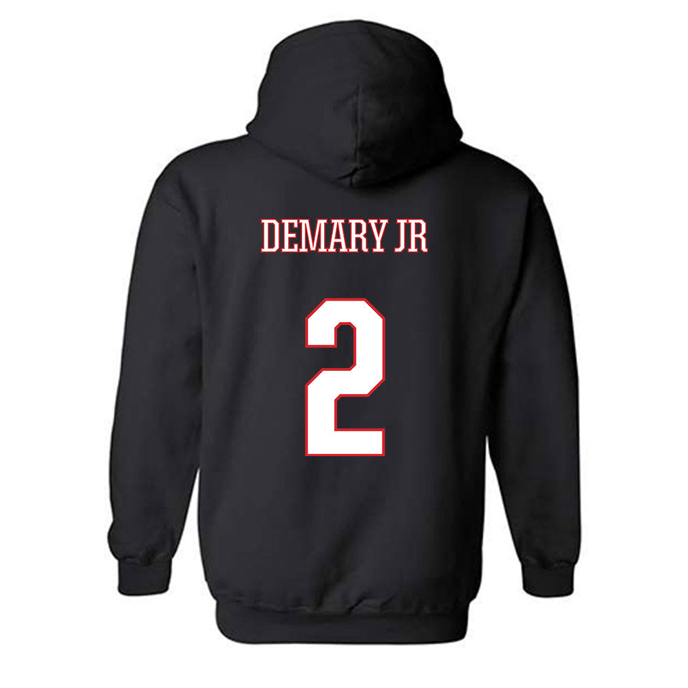 UConn - NCAA Men's Basketball : Silas Demary Jr - Classic Shersey Hooded Sweatshirt-1