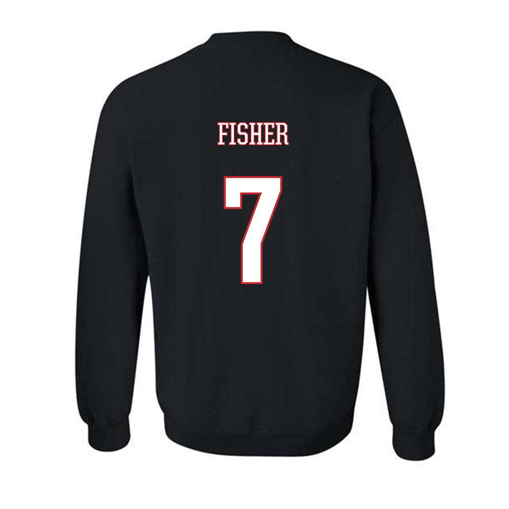 UConn - NCAA Women's Basketball : Kelis Fisher - Classic Shersey Crewneck Sweatshirt-1