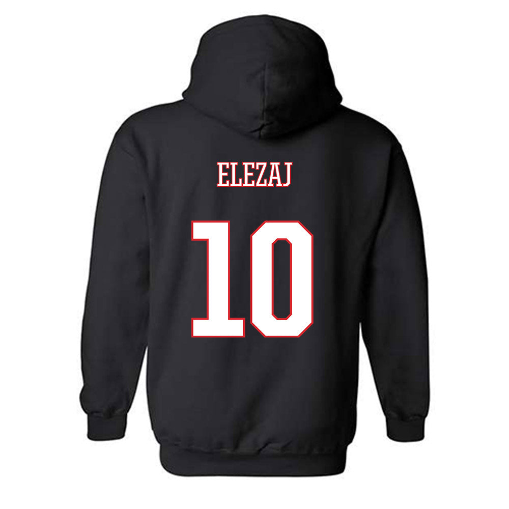 UConn - NCAA Men's Basketball : Rrezon Elezaj - Classic Shersey Hooded Sweatshirt-1
