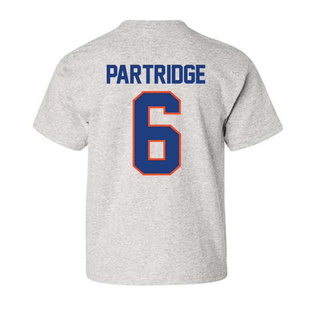 Florida - NCAA Baseball : Nic Partridge - Classic Shersey Youth T-Shirt-1