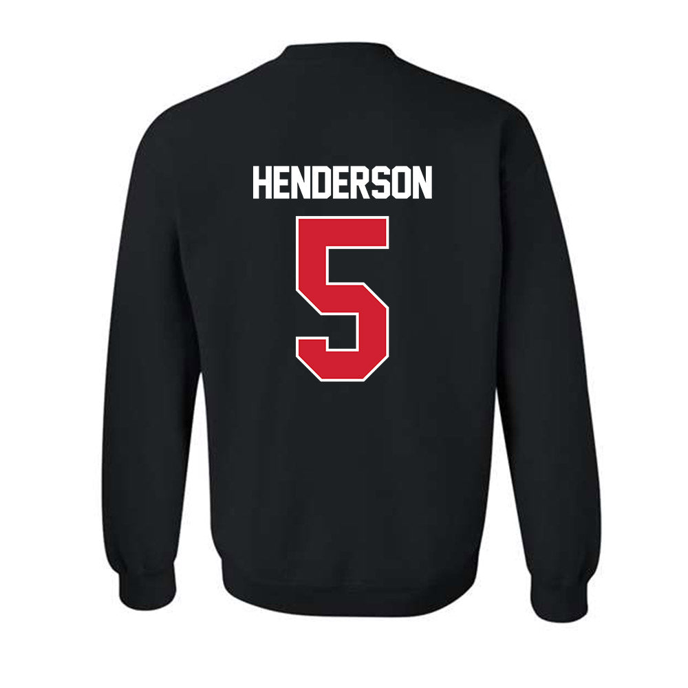 Houston - NCAA Football : Keisean Henderson - Classic Shersey Crewneck Sweatshirt-1