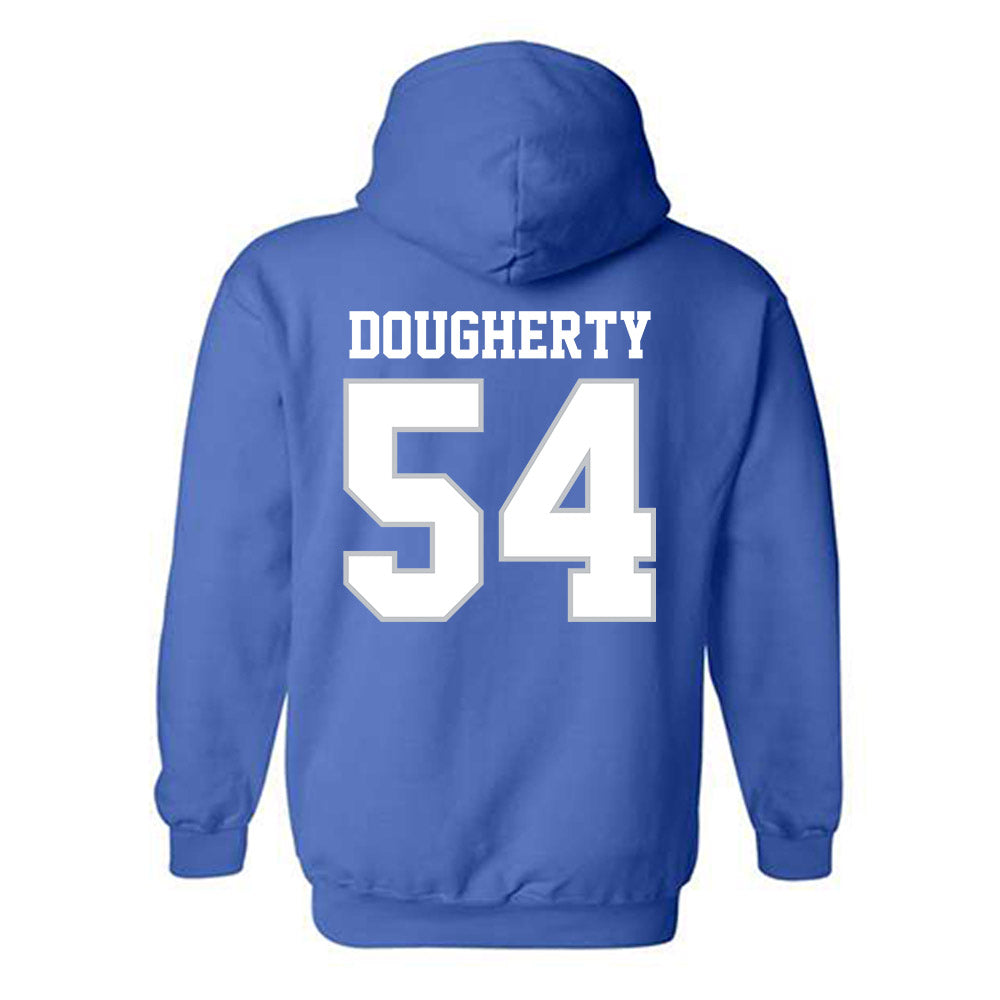 MTSU - NCAA Football : Connor Dougherty - Generic Shersey Hooded Sweatshirt