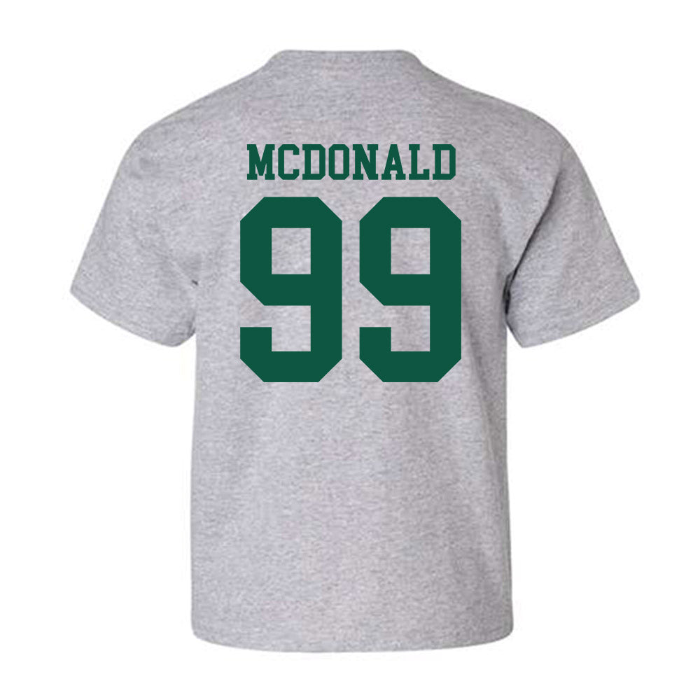 William & Mary - NCAA Football : Nathaniel McDonald - Classic Shersey Youth T-Shirt-1