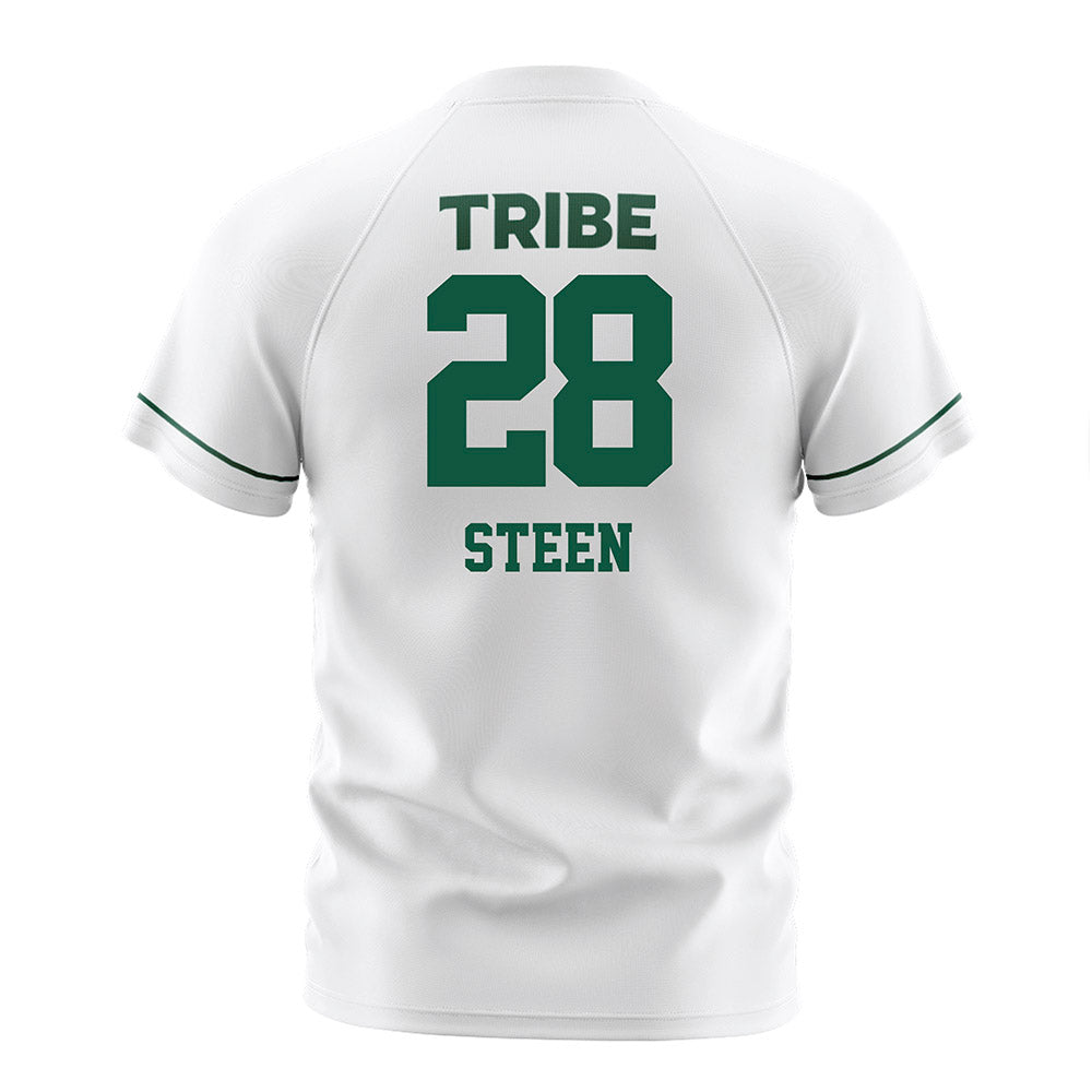 William & Mary - NCAA Women's Soccer : Amalie Steen - White Soccer Jersey-1