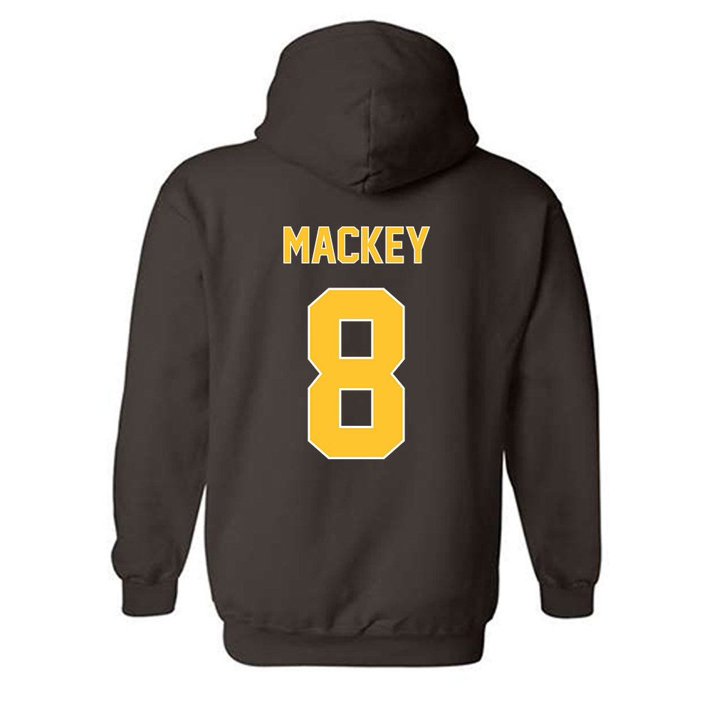 Wyoming - NCAA Football : Logan Mackey - Classic Shersey Hooded Sweatshirt-1
