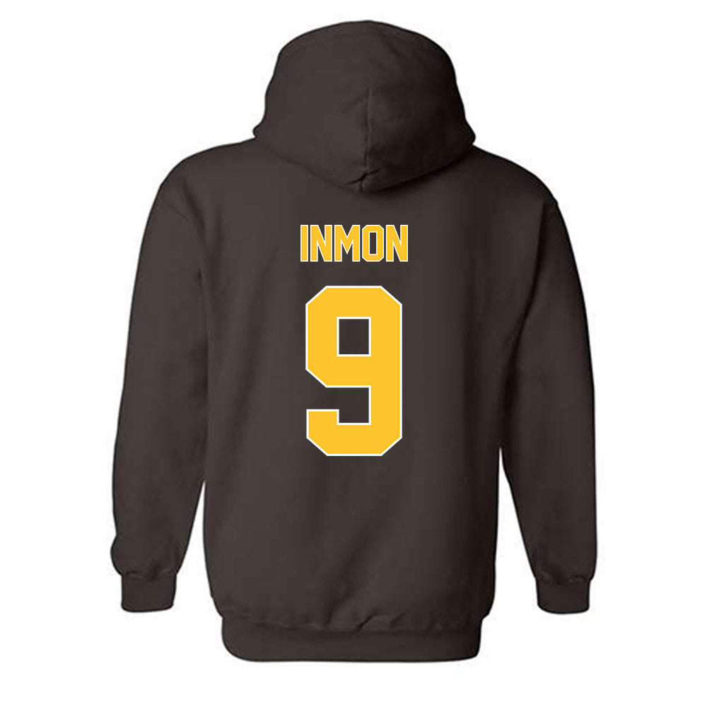 Wyoming - NCAA Football : Bj Inmon - Classic Shersey Hooded Sweatshirt-1