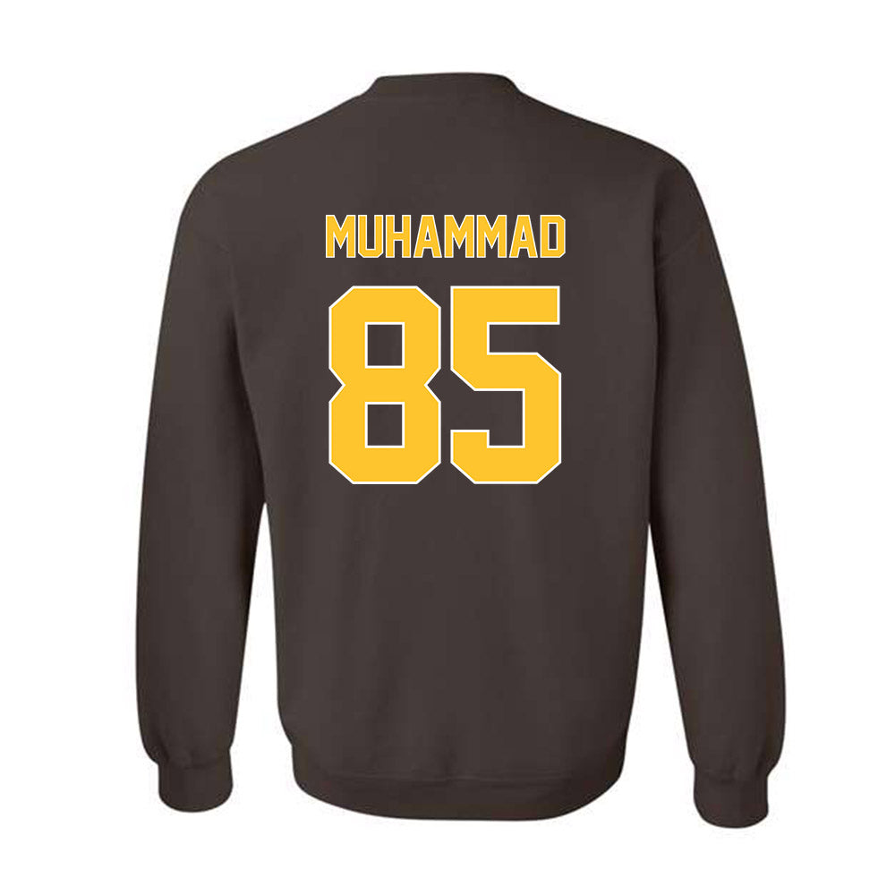 Wyoming - NCAA Football : Ishmael Muhammad - Classic Shersey Crewneck Sweatshirt-1