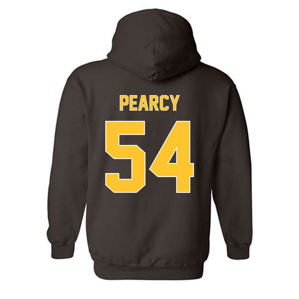 Wyoming - NCAA Football : Jonathan Pearcy - Classic Shersey Hooded Sweatshirt-1
