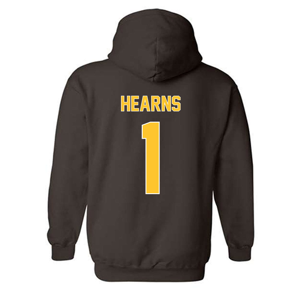 Wyoming - NCAA Football : Desman Hearns - Classic Shersey Hooded Sweatshirt-1