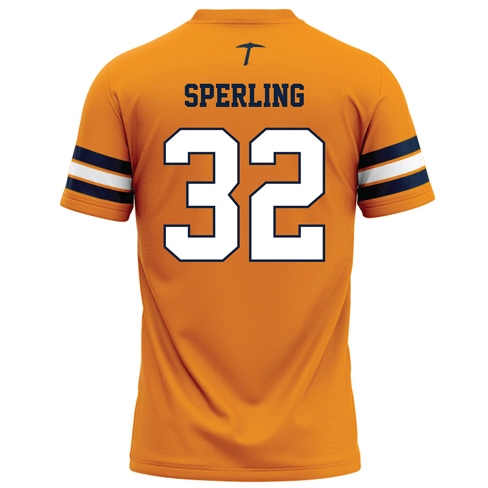 UTEP - NCAA Football : Lamar Sperling - Orange Football Jersey-1