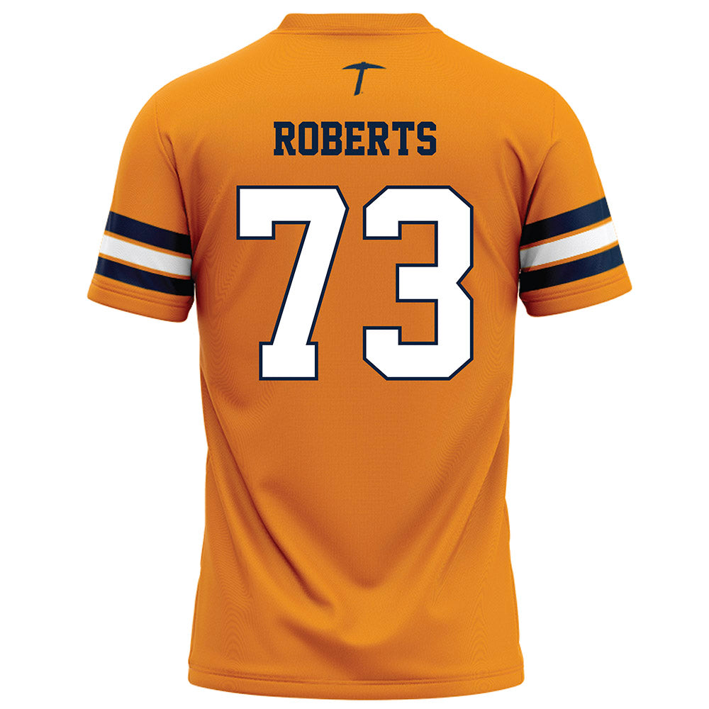 UTEP - NCAA Football : Tyler Roberts - Orange Football Jersey-1
