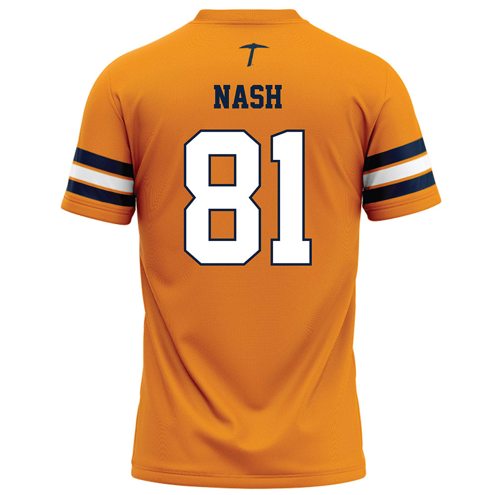 UTEP - NCAA Football : Jeremiah Nash - Orange Football Jersey-1