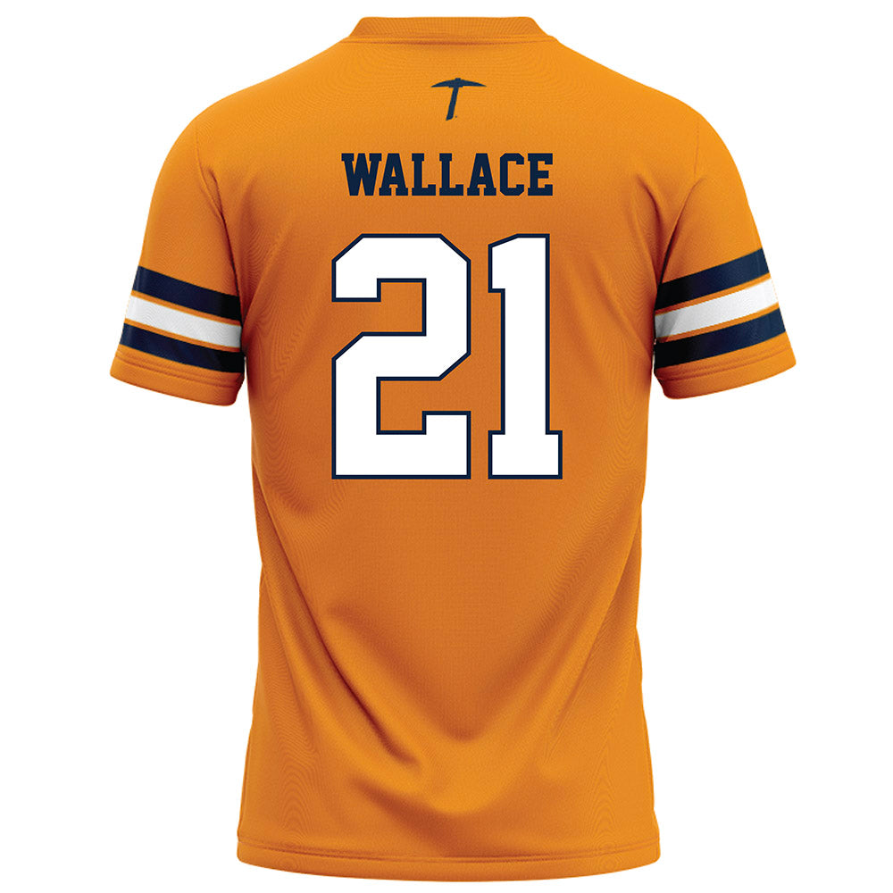 UTEP - NCAA Football : Joshua Wallace - Orange Football Jersey-1