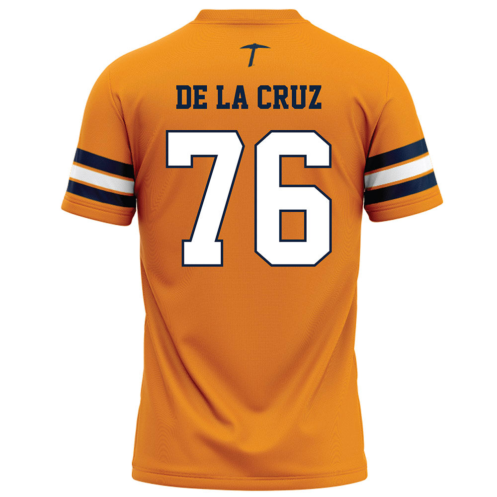 UTEP - NCAA Football : Diego De La Cruz - Orange Football Jersey-1