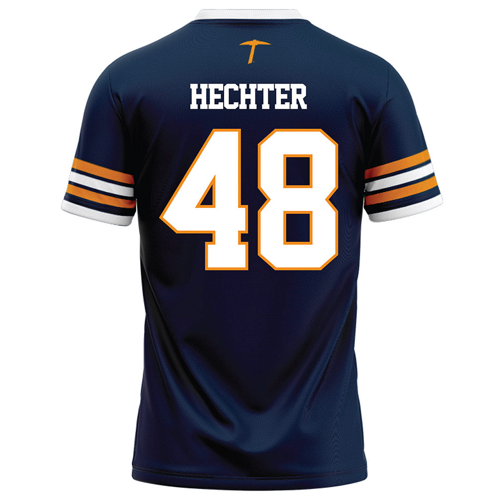 UTEP - NCAA Football : Cade Hechter - Navy Football Jersey-1