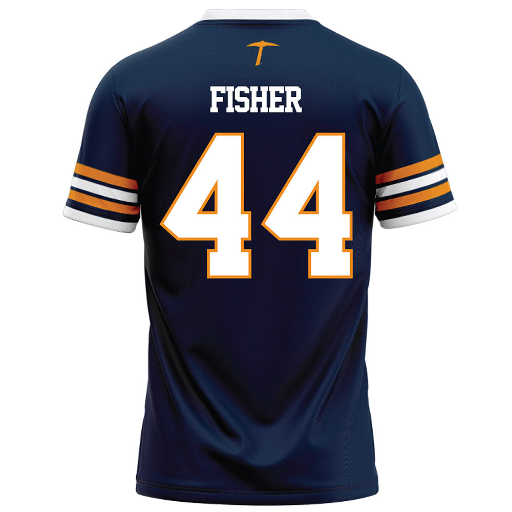 UTEP - NCAA Football : Oryend Fisher - Navy Football Jersey-1