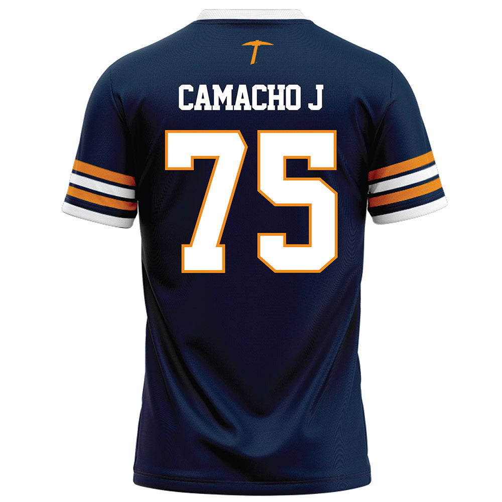 UTEP - NCAA Football : Juan Camacho J - Navy Football Jersey-1