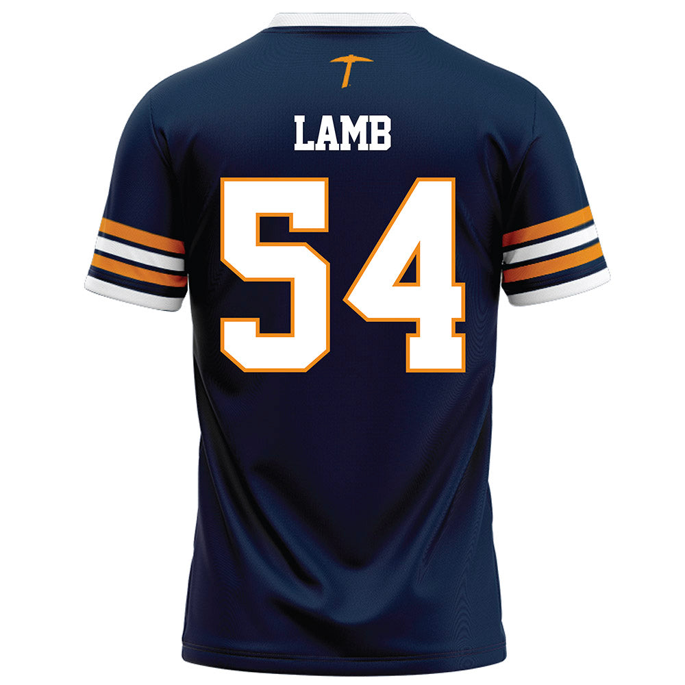 UTEP - NCAA Football : Jaymon Lamb - Navy Football Jersey-1