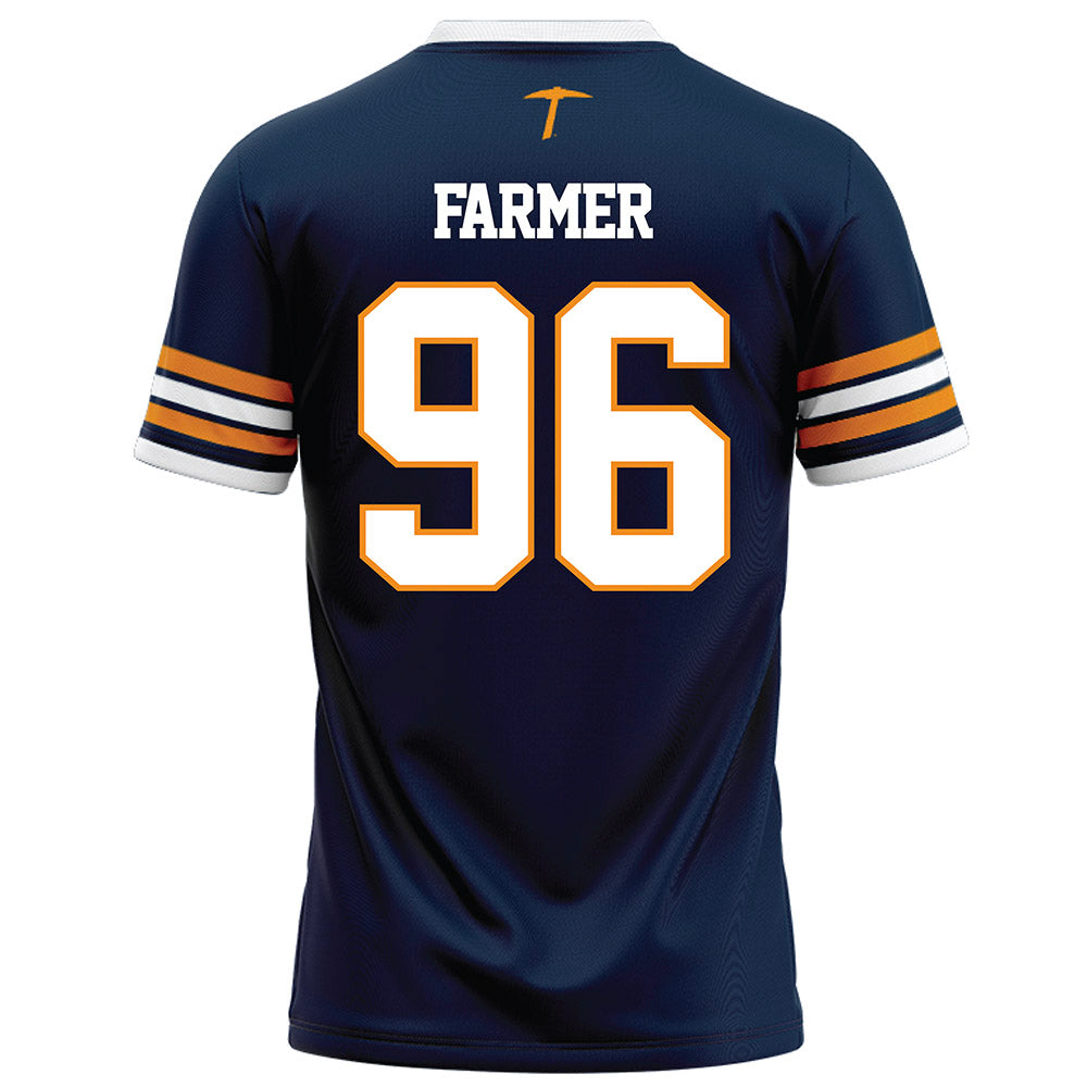 UTEP - NCAA Football : Kelton Farmer - Navy Football Jersey-1