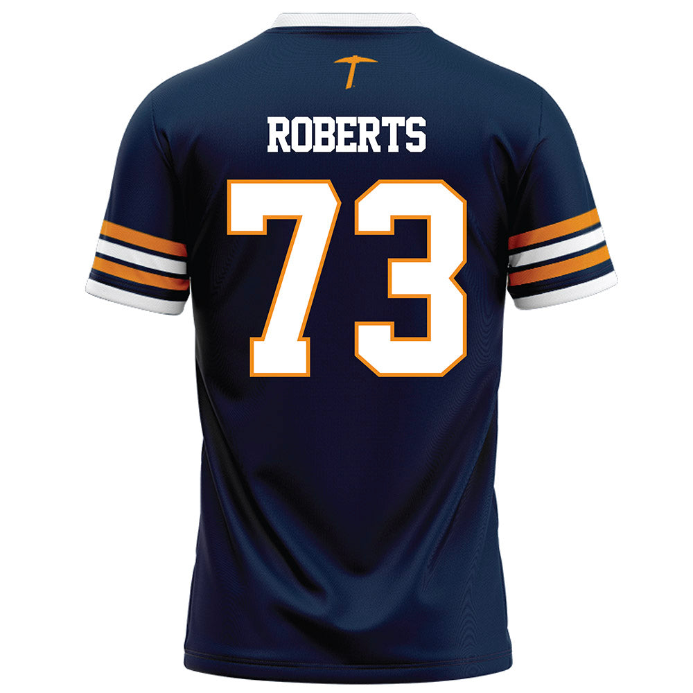 UTEP - NCAA Football : Tyler Roberts - Navy Football Jersey-1