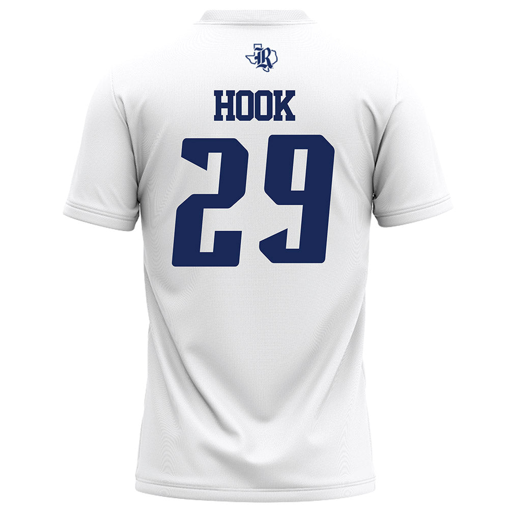 Rice - NCAA Football : Daveon Hook - White Football Jersey-1