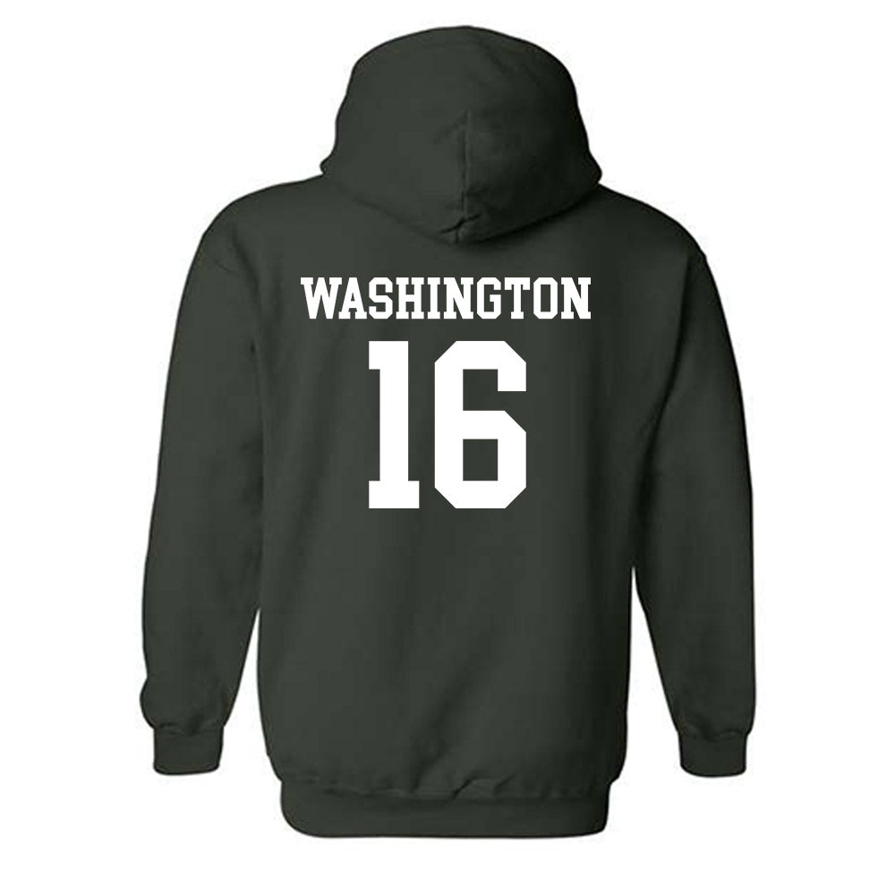 Michigan State - NCAA Football : Zachary Washington - Classic Shersey Hooded Sweatshirt-1
