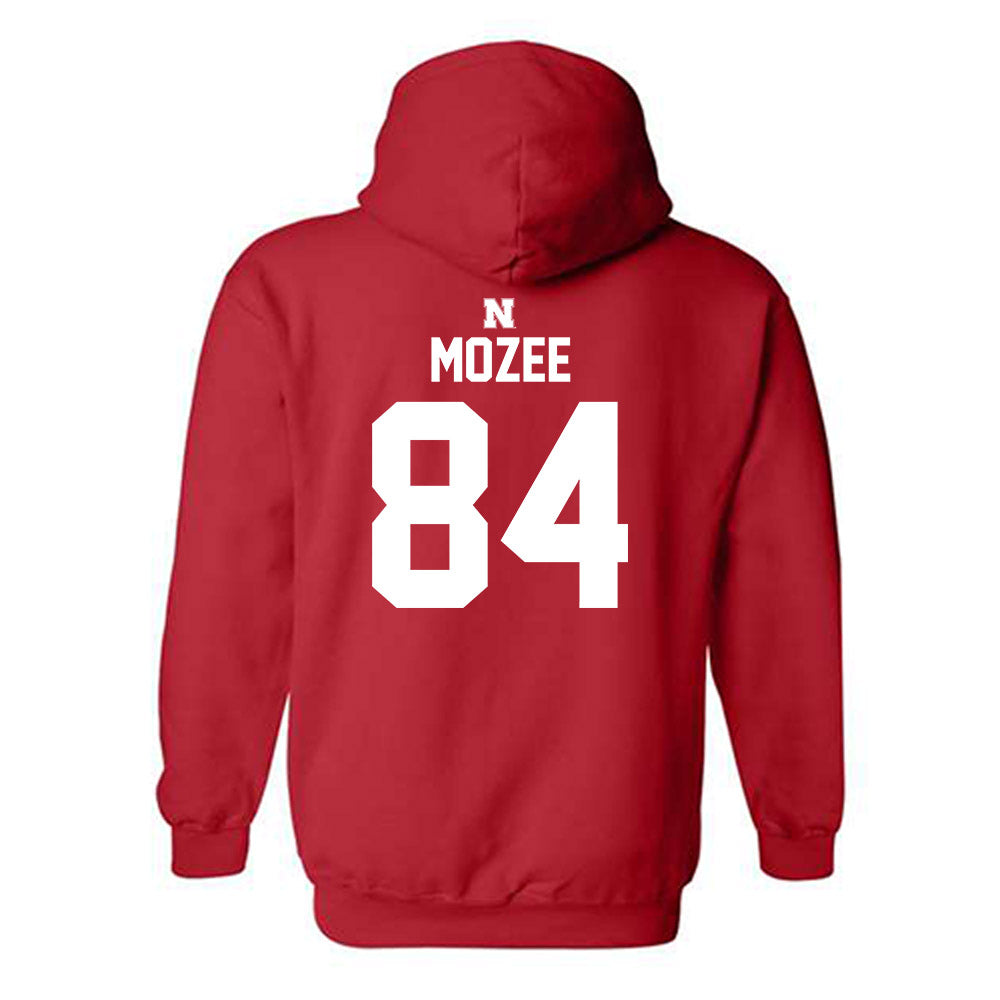 Nebraska - NCAA Football : Isaiah Mozee - Classic Shersey Hooded Sweatshirt-1