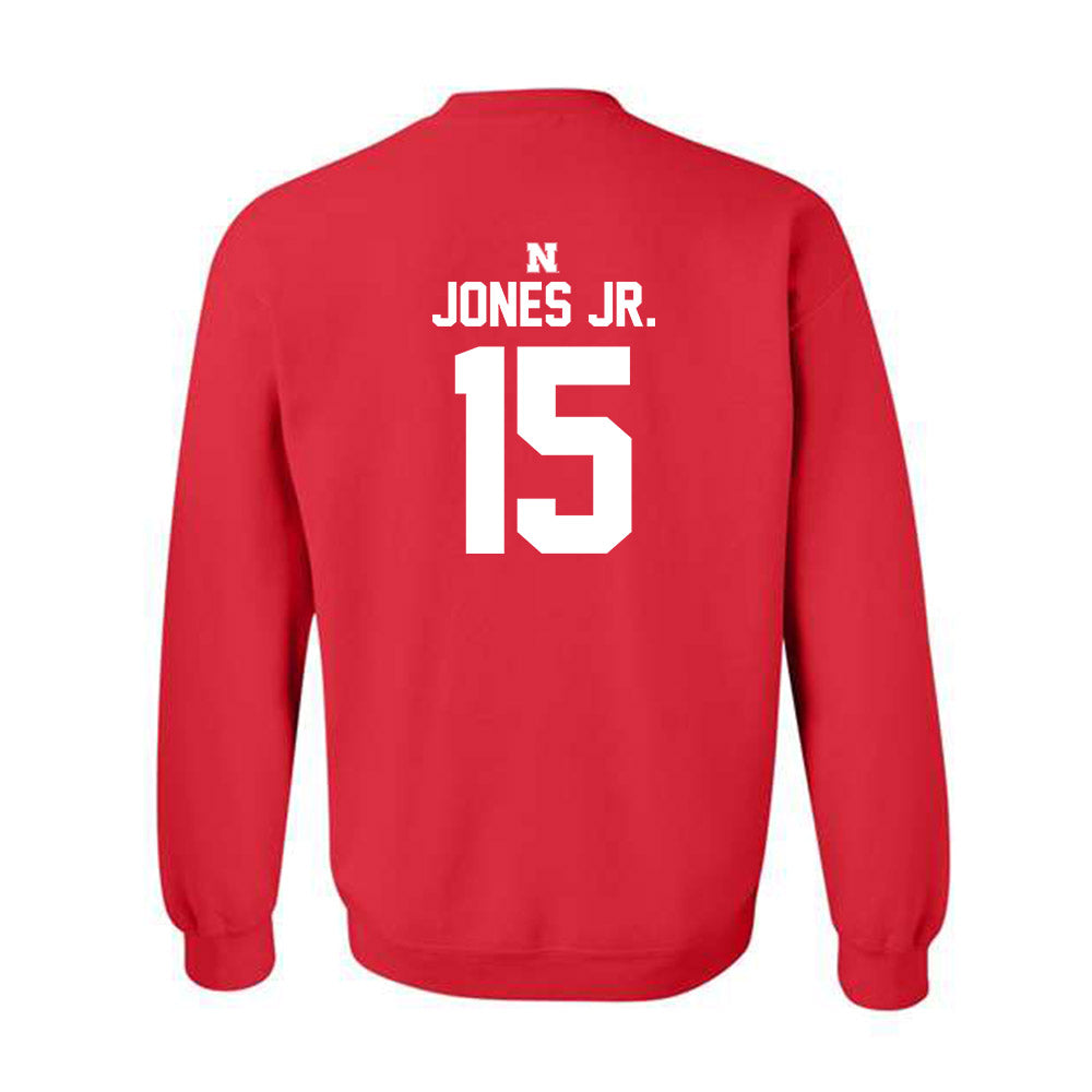 Nebraska - NCAA Football : Anthony Jones Jr. - Classic Shersey Crewneck Sweatshirt-1