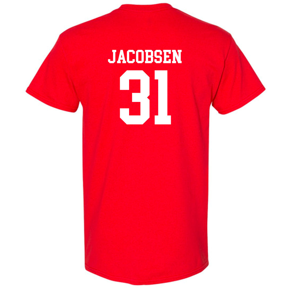 Nebraska - NCAA Men's Basketball : Cale Jacobsen - Classic Shersey T-Shirt-1