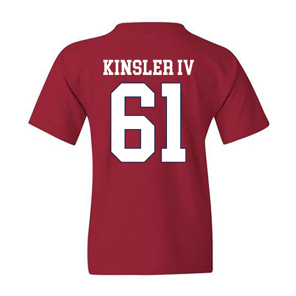 Ole Miss - NCAA Football : Tommy Kinsler IV - Classic Shersey Youth T-Shirt-1