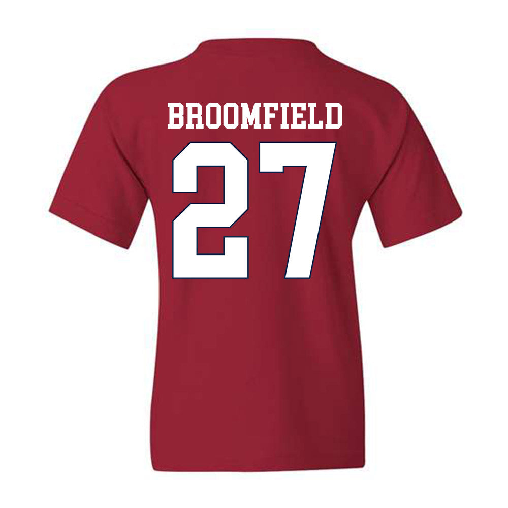 Ole Miss - NCAA Football : Pat Broomfield - Youth T-Shirt